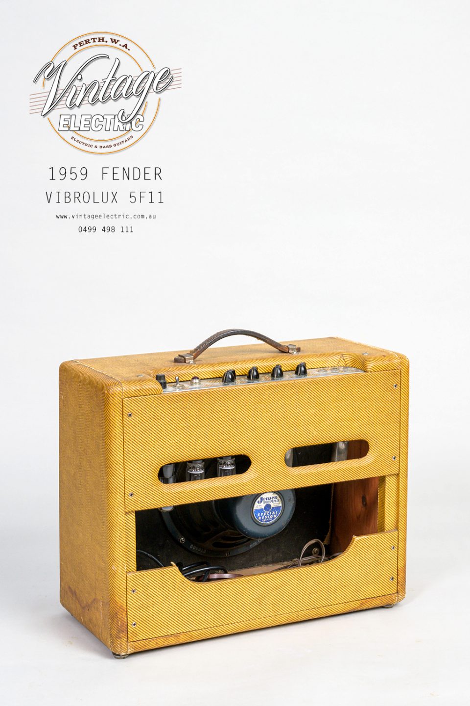 1959 Fender Vibrolux Back