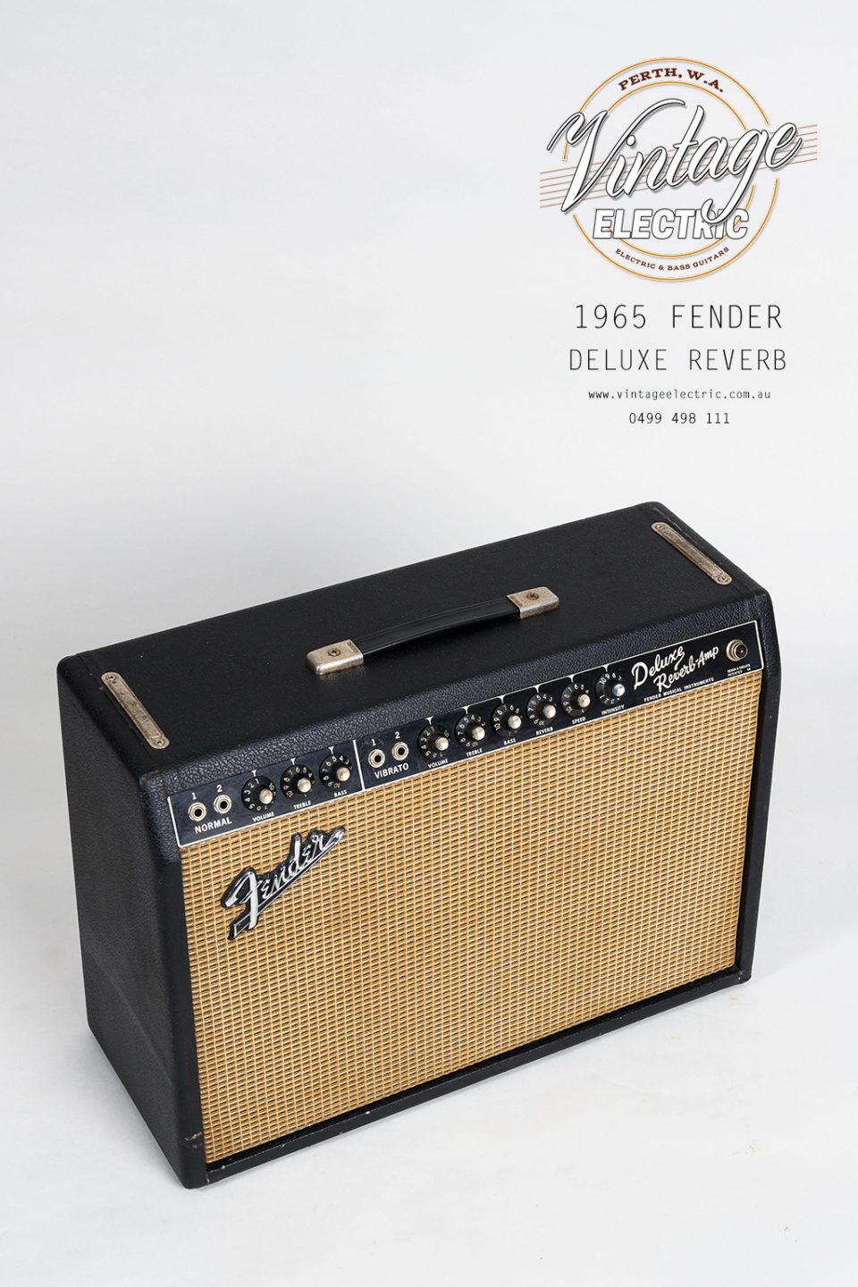 1965 Fender Deluxe Reverb Blackface Top