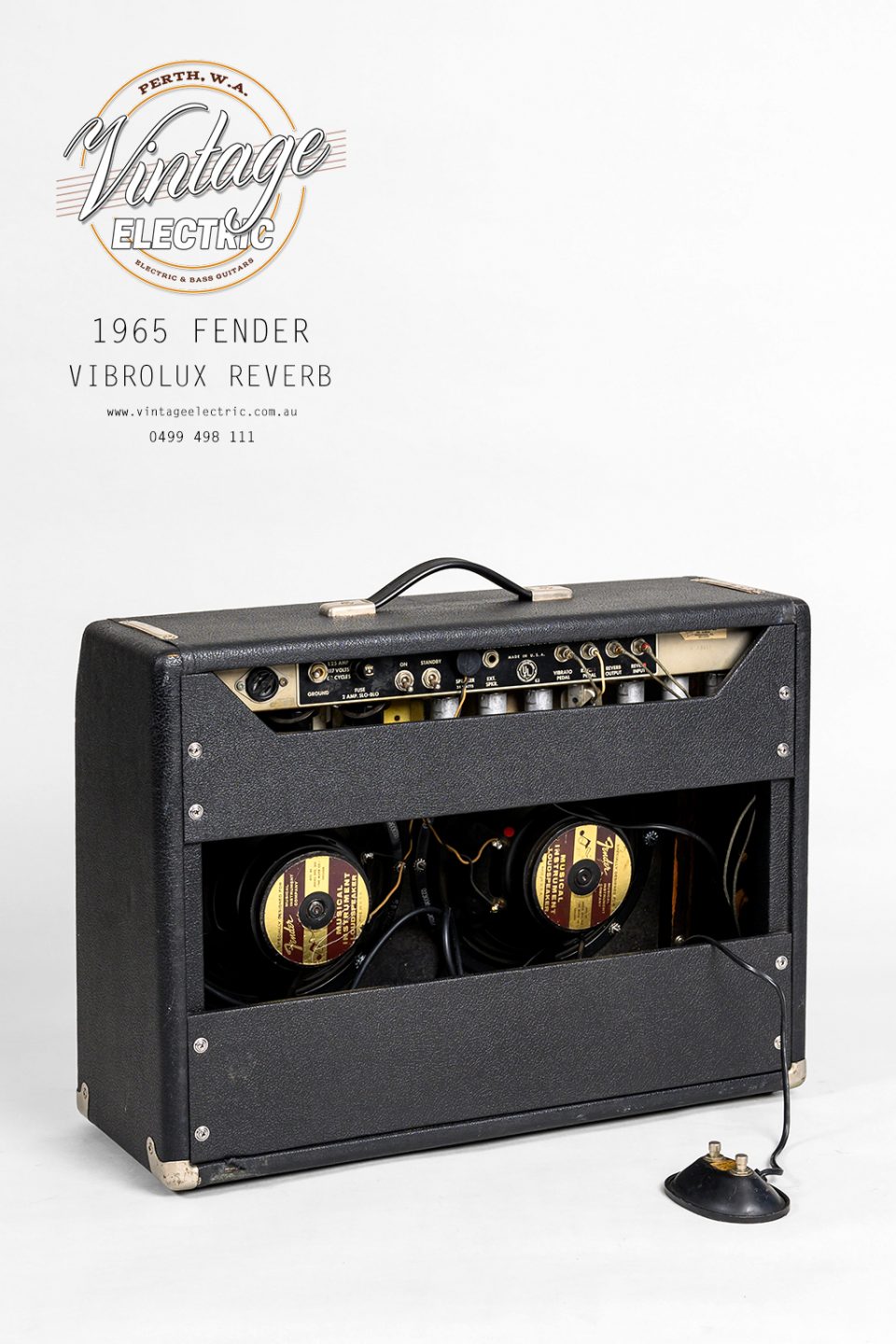 1965 Fender Vibrolux Reverb 3rd Back
