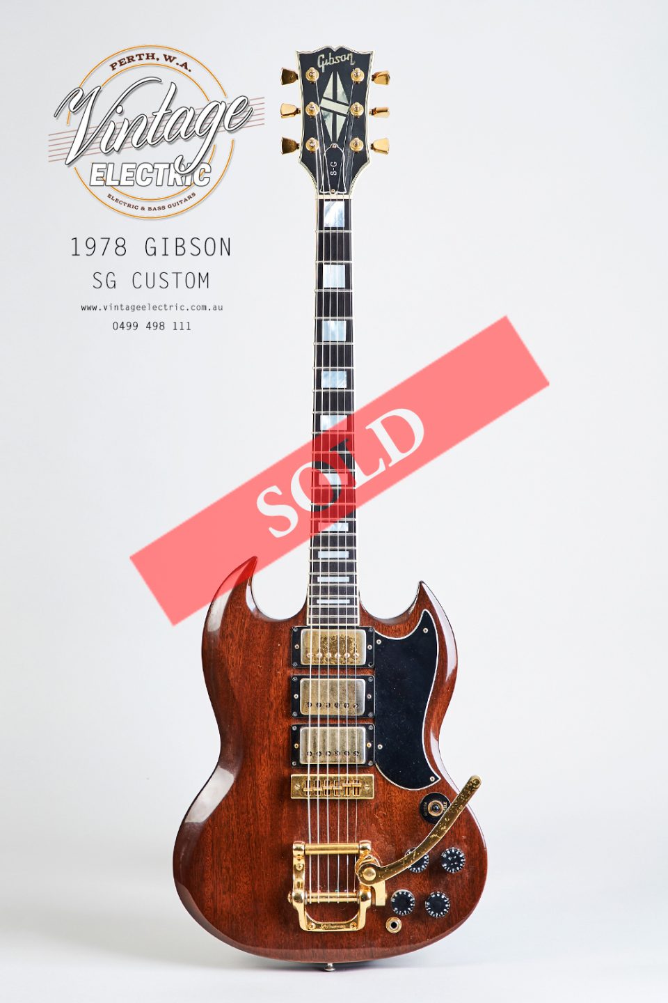 1978 Gibson SG Custom LARGE SOLD