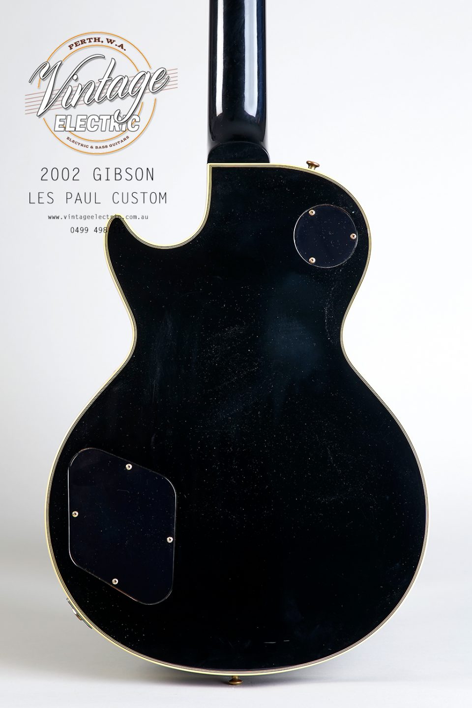 2002 Gibson Les Paul Custom Back of Body