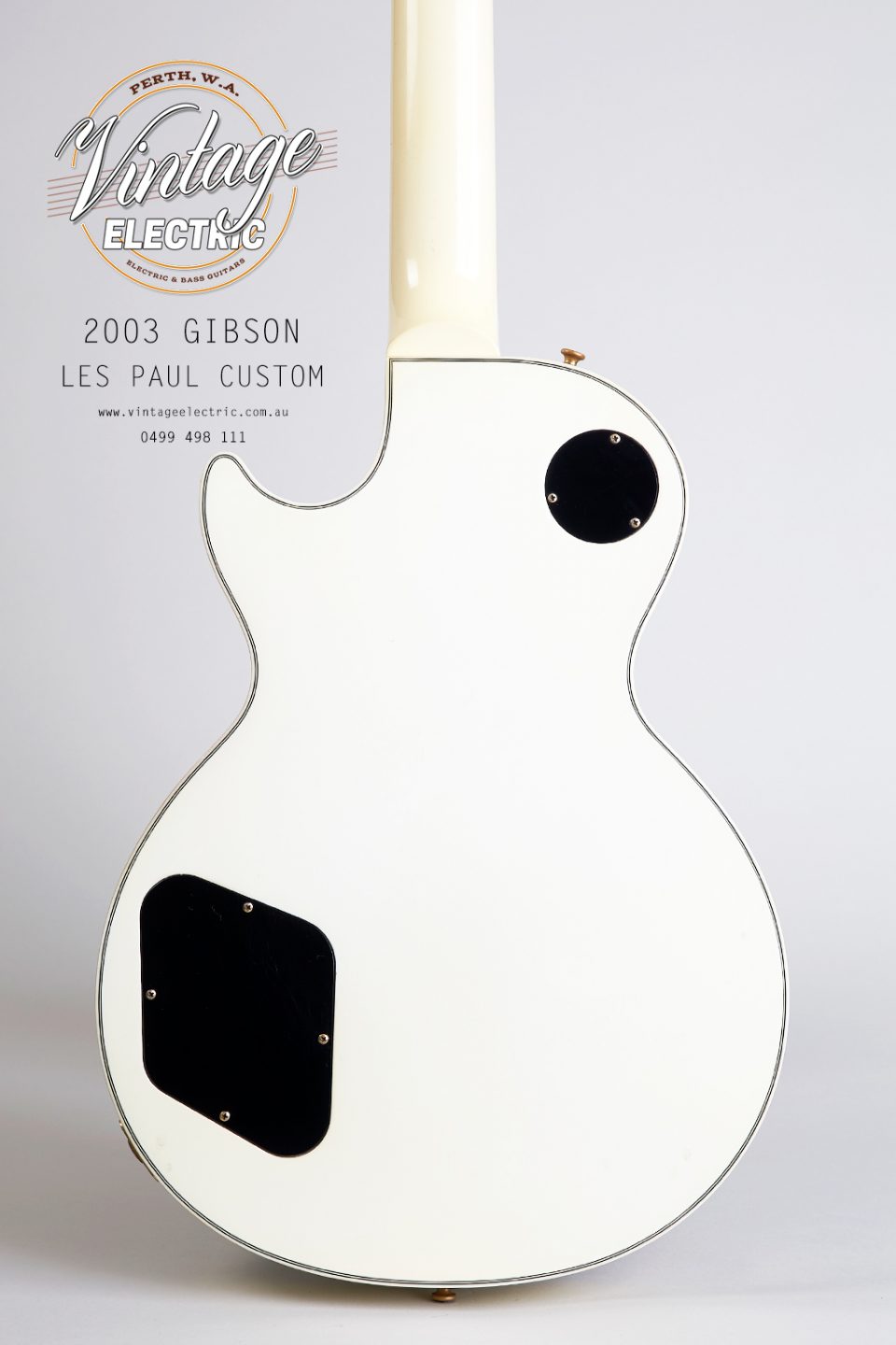 2003 Gibson Les Paul Custom Back of Body