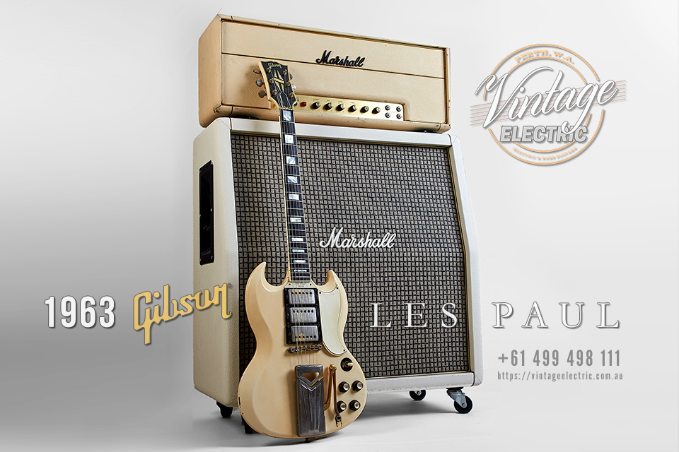 Vintage 1963 Gibson Les Paul Custom