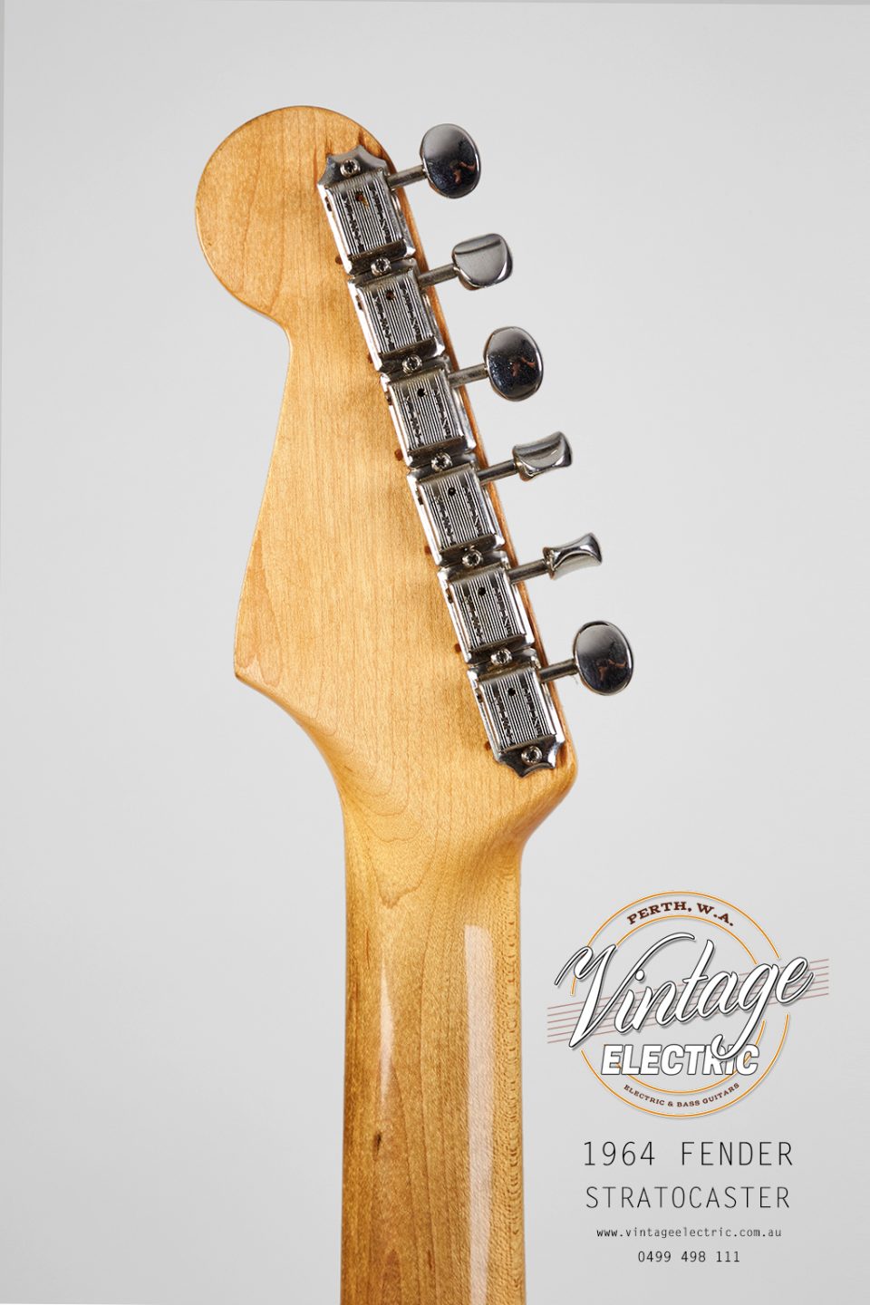 1964 Fender Stratocaster Back of Headstock