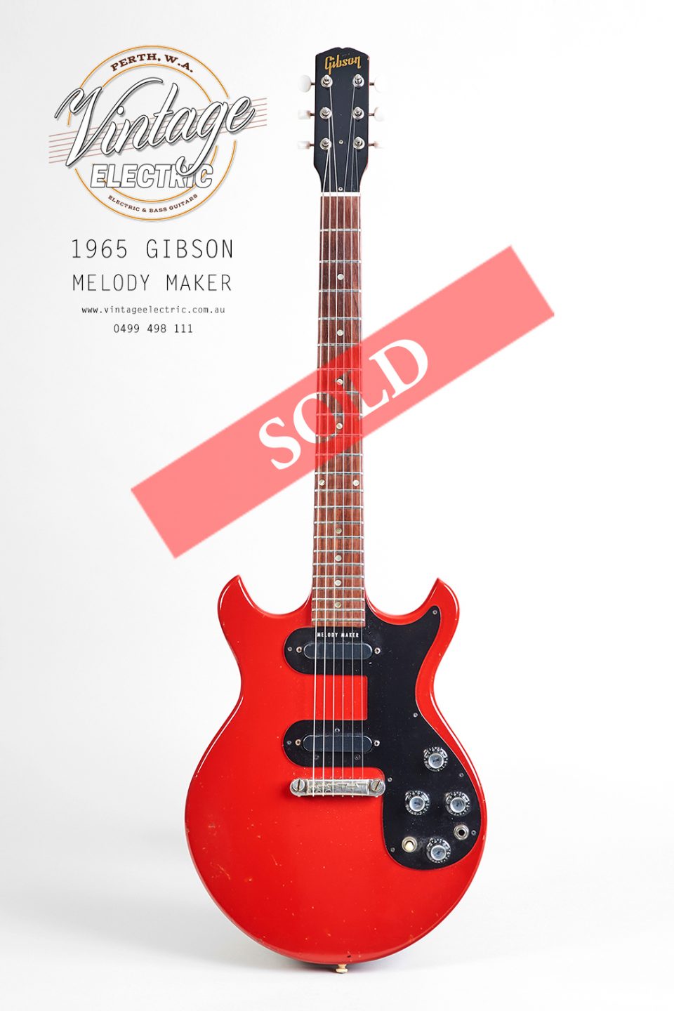 1965 Gibson Melody Maker Red SOLD
