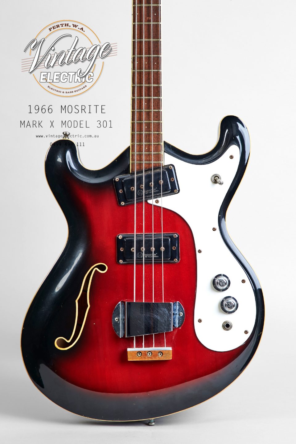 1966 Mosrite Combo Model 301 Bass Body
