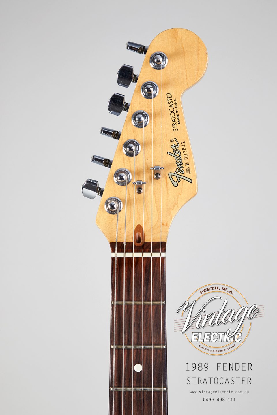 1989 Fender Stratocaster Headstock