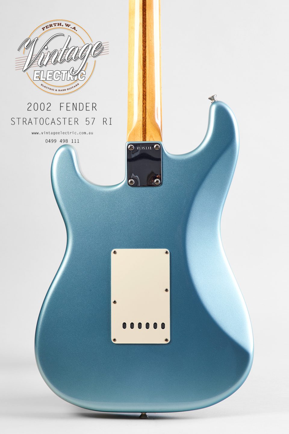 2002 Fender Stratocaster Back of Body