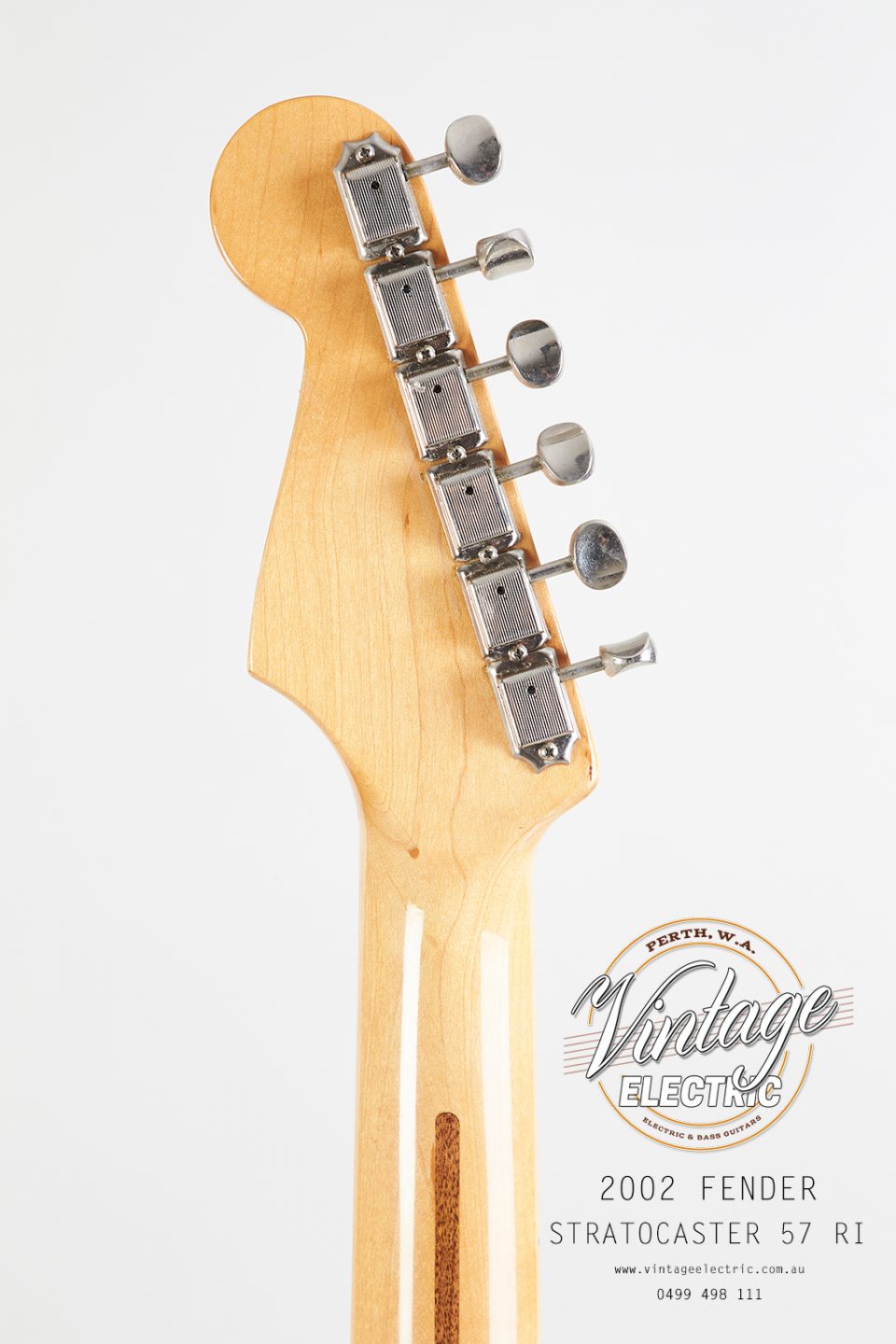 2002 Fender Stratocaster Back of Headstock