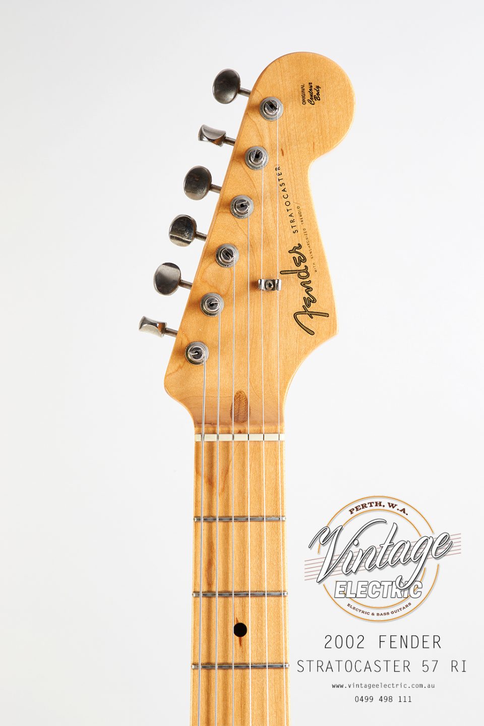 2002 Fender Stratocaster Headstock