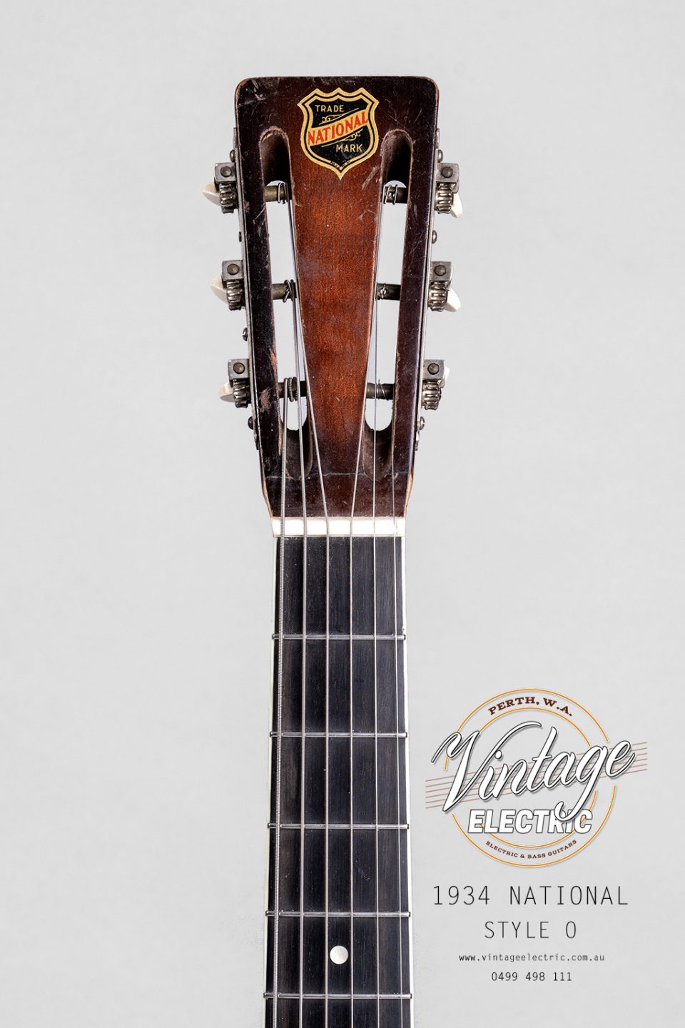 1934 National Style O Headstock