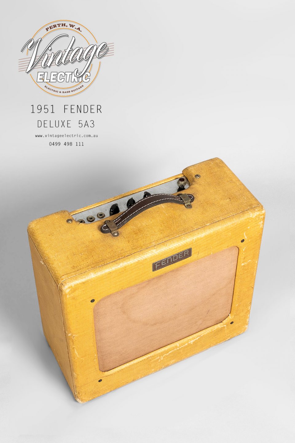 1951 Fender Deluxe 5A3 Top