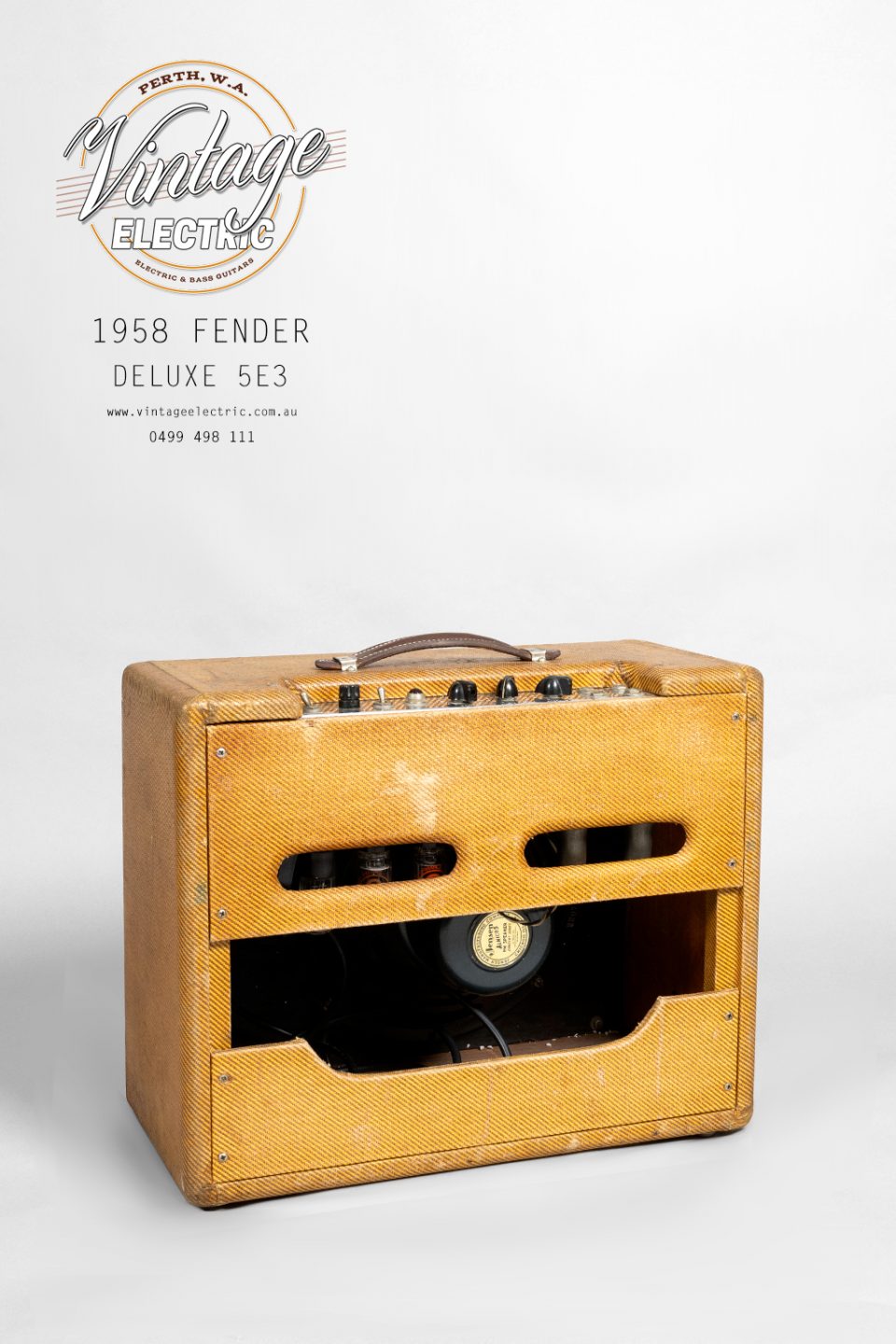 1958 Fender Deluxe 5E3 Back