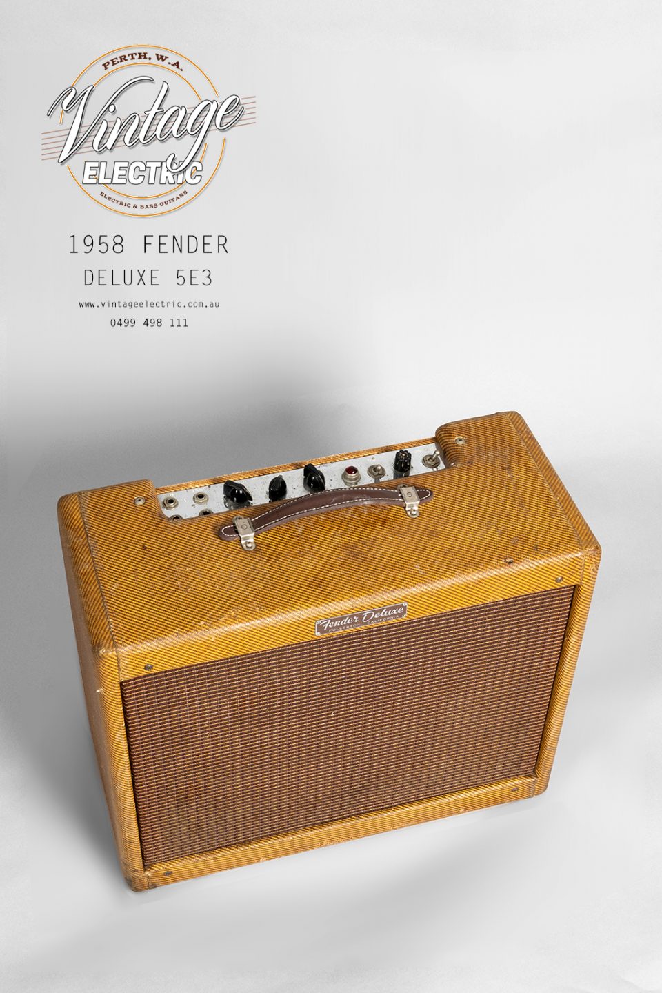 1958 Fender Deluxe 5E3 Top