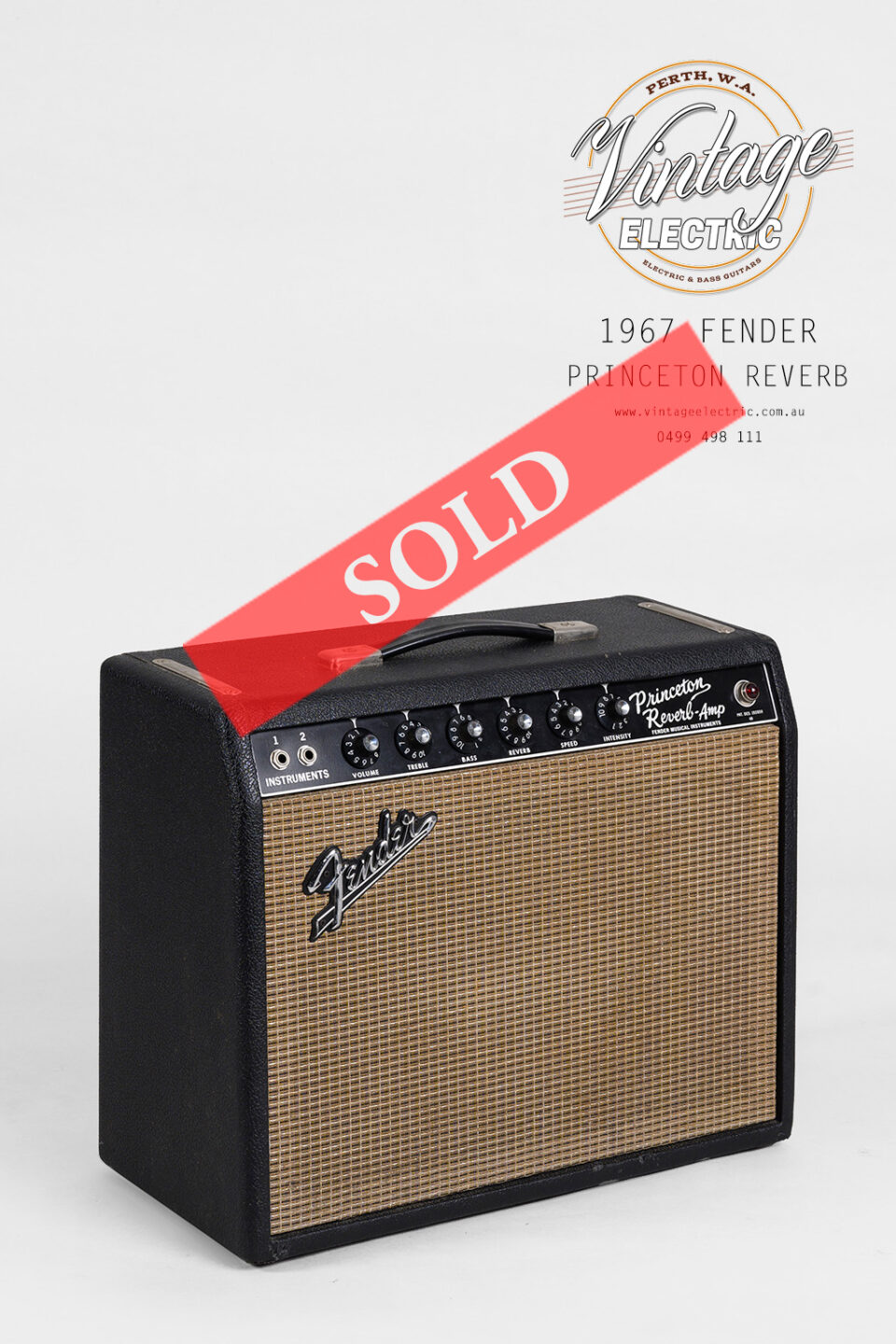 1967 Fender Princeton Reverb LARGE SOLD