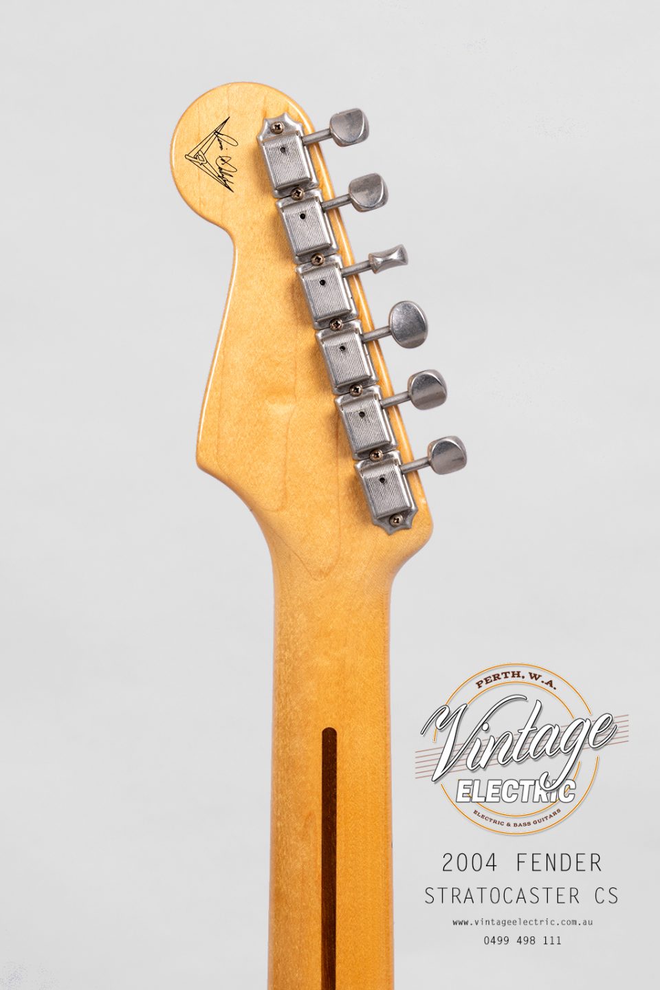 2004 Fender Stratocaster Rear Headstock