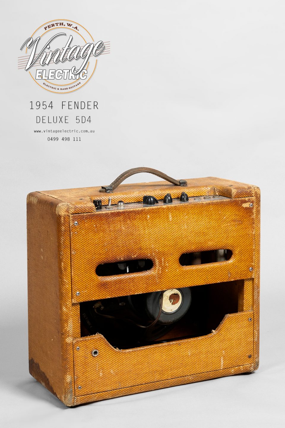 1954 Fender Deluxe 5D4 Back