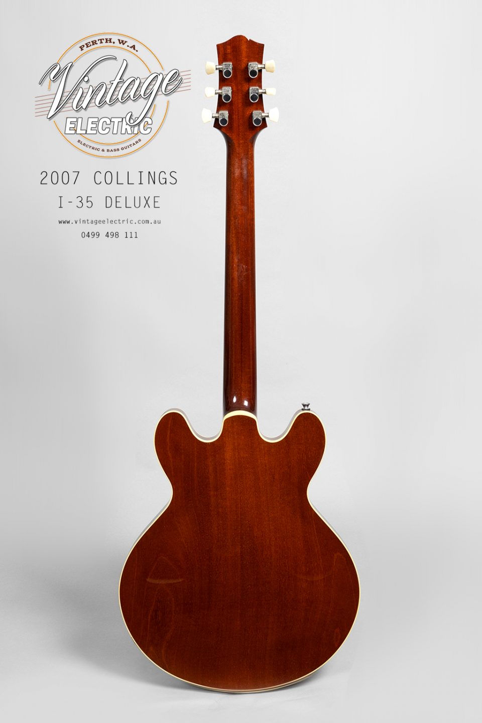 2007 Collings I-35 Rear Guitar