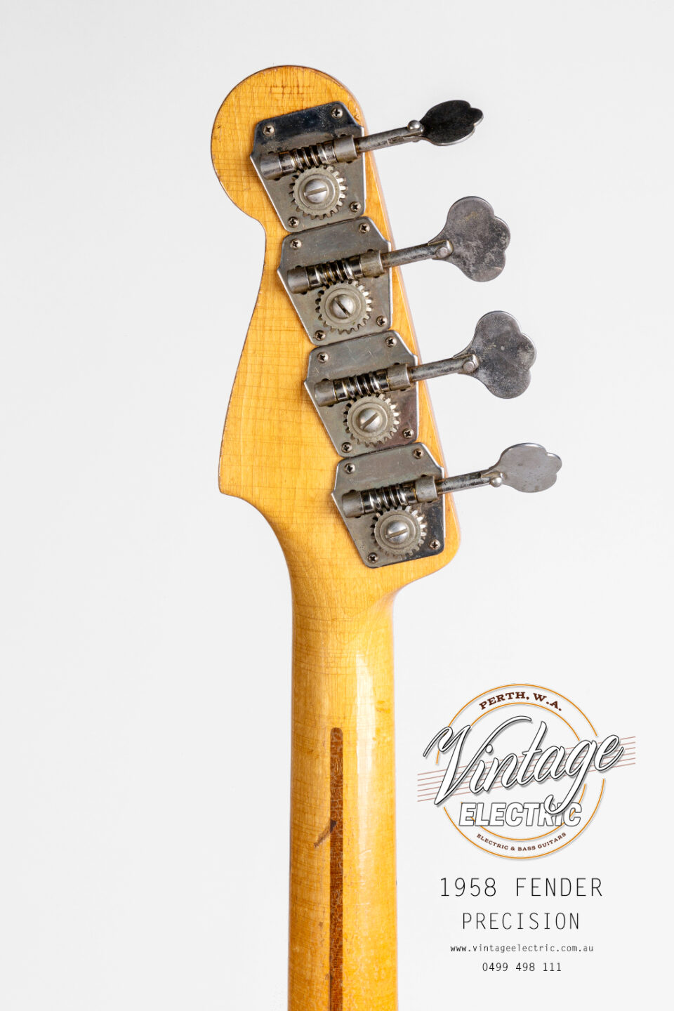 1958 Fender Precision Reverse Headstock