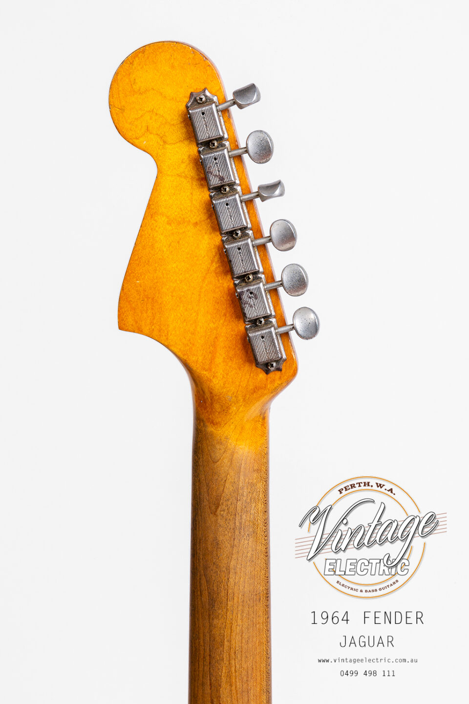 1964 Fender Jaguar Rear Headstock