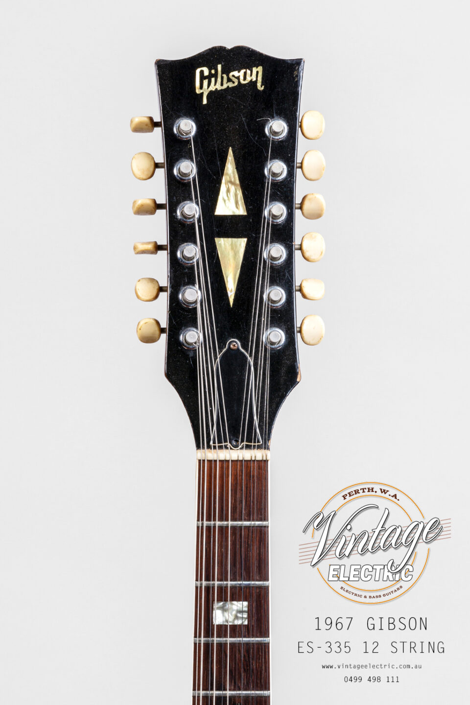 1967 Gibson 335 Headstock