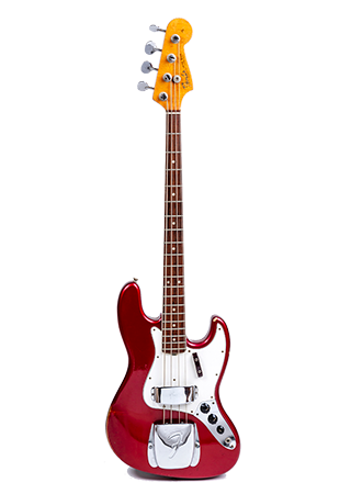 1965 Fender Jazz Bass Candy Apple Red
