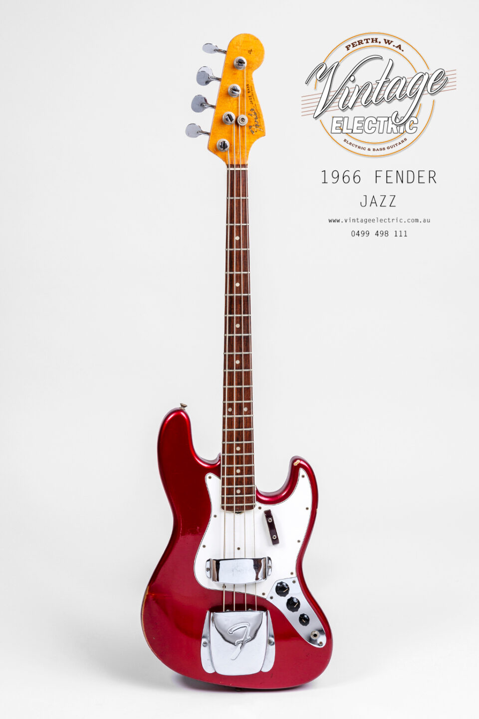 1966 Fender Jazz Bass Candy Apple Red
