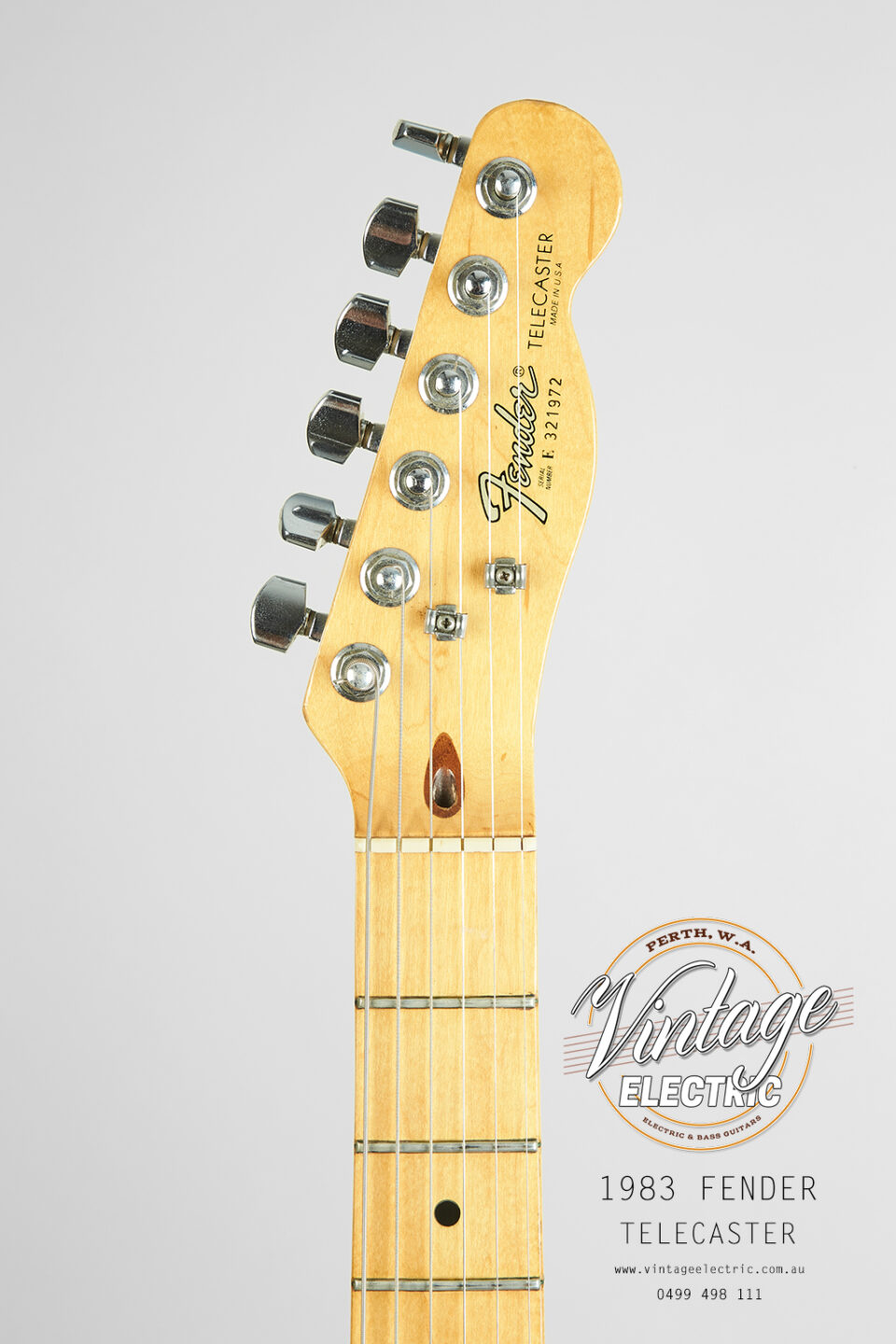 1983 Fender Telecaster Headstock