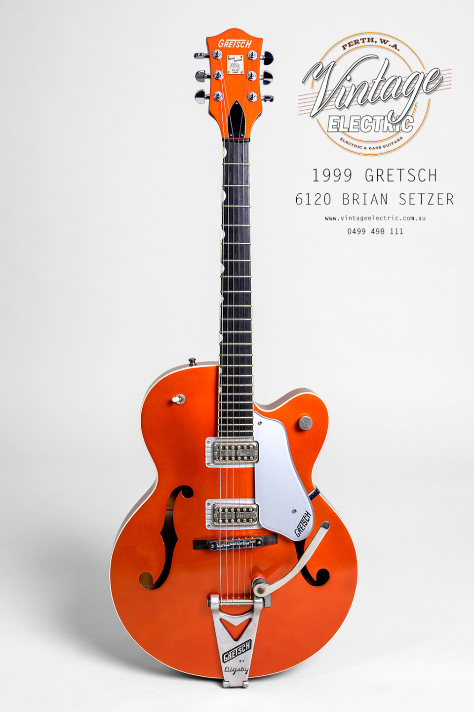 1999 Gretsch Orange 6120 Brian Setzer