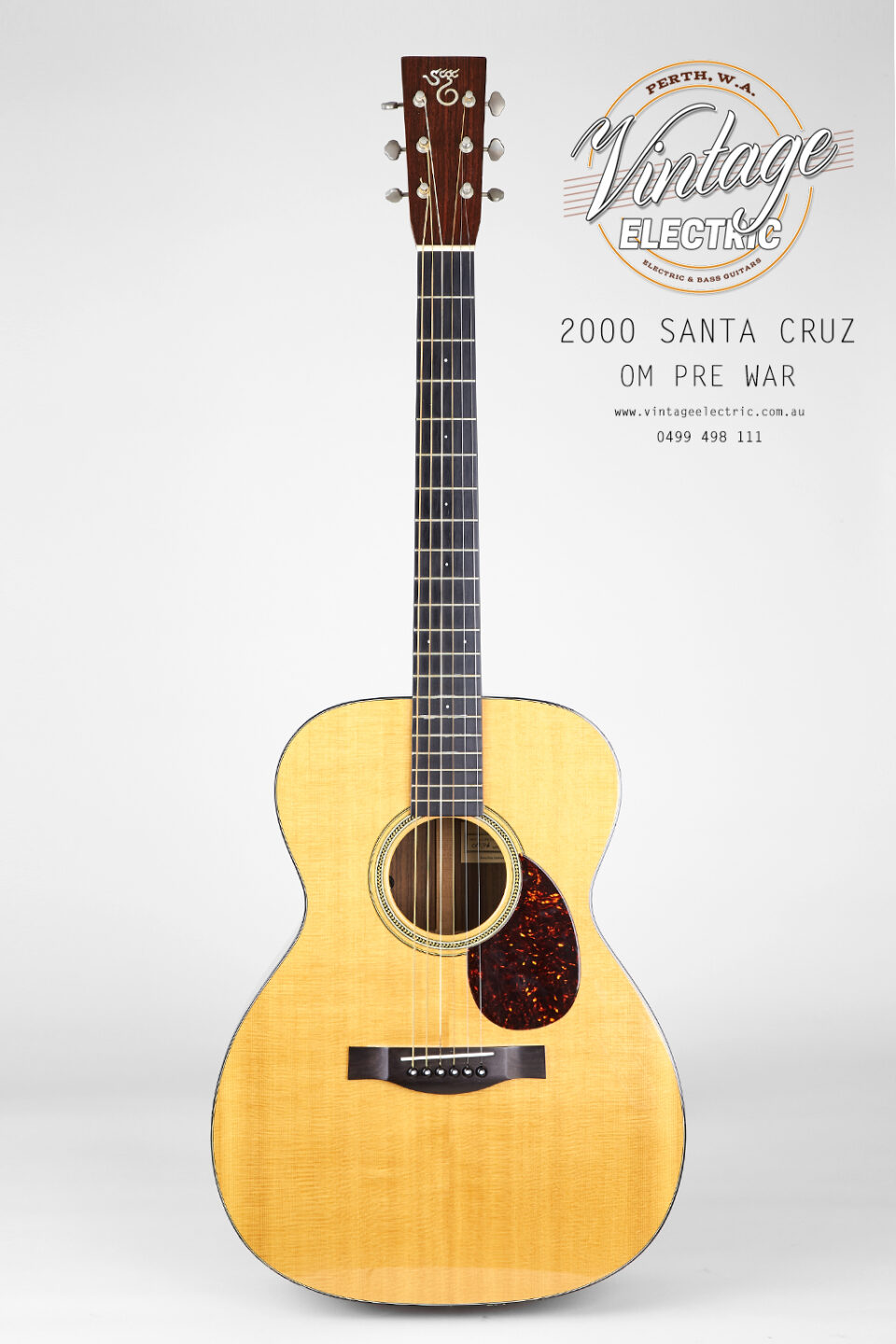 2000 Santa Cruz OM Pre War Acoustic