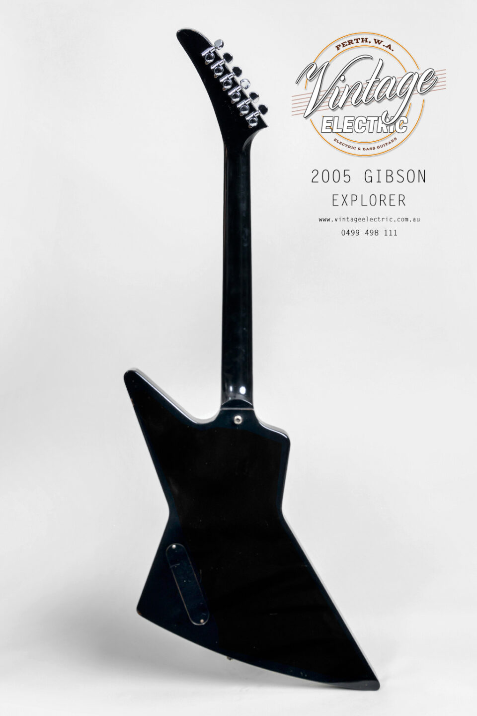 2005 Gibson Explorer Back of Guitar