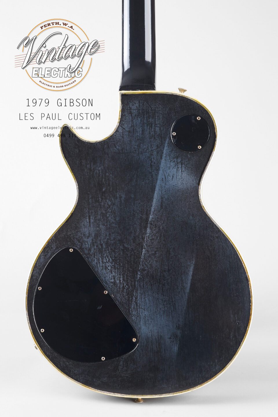 1979 Gibson Les Custom Back of Guitar
