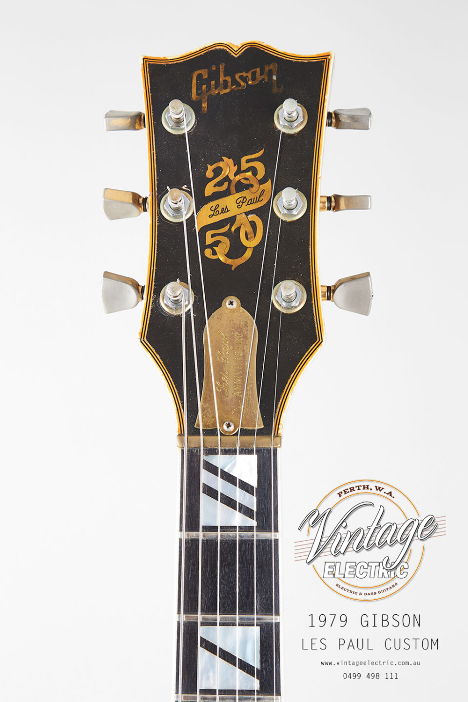 1979 Gibson Les Custom Headstock