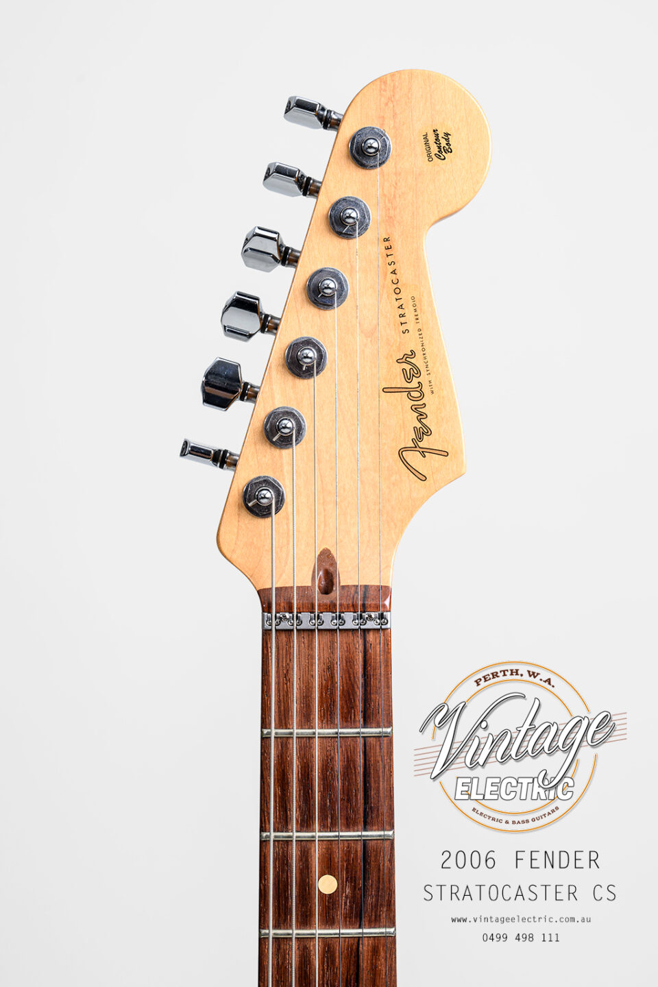 2006 Fender Stratocaster Jeff Beck Headstock