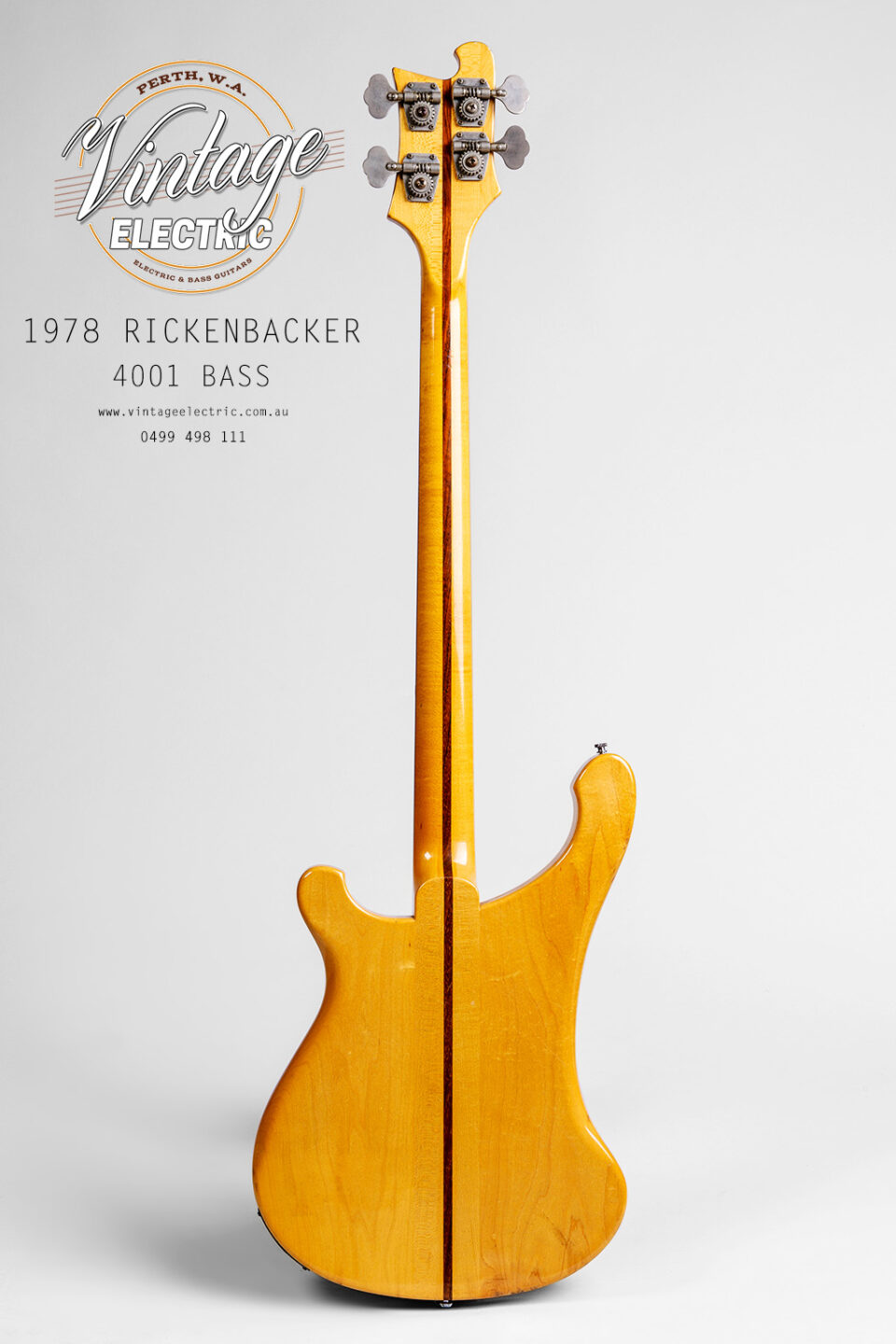 1978 Rickenbacker 4001 Bass Back