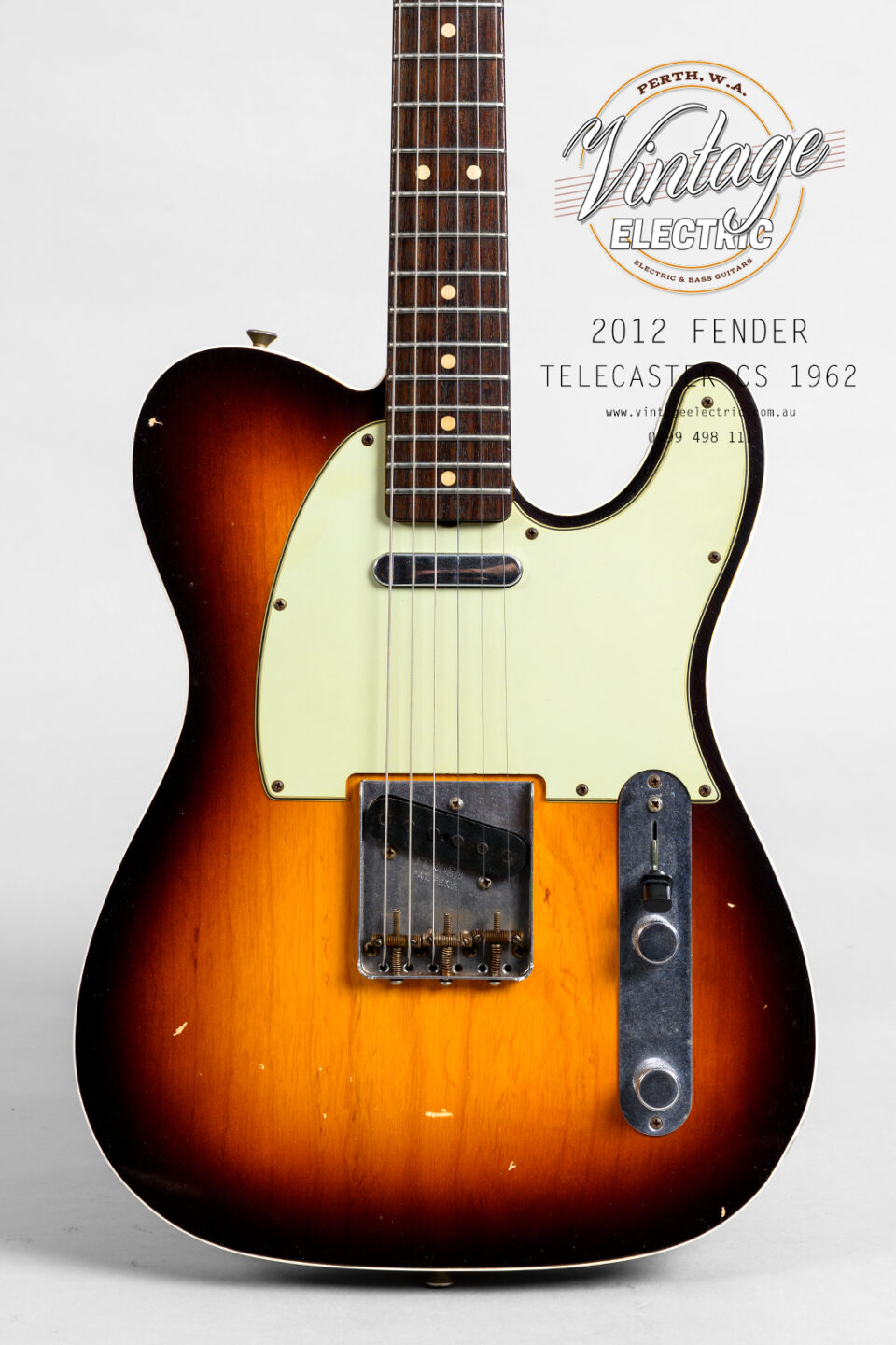 2012 Fender Telecaster Body CS 1962