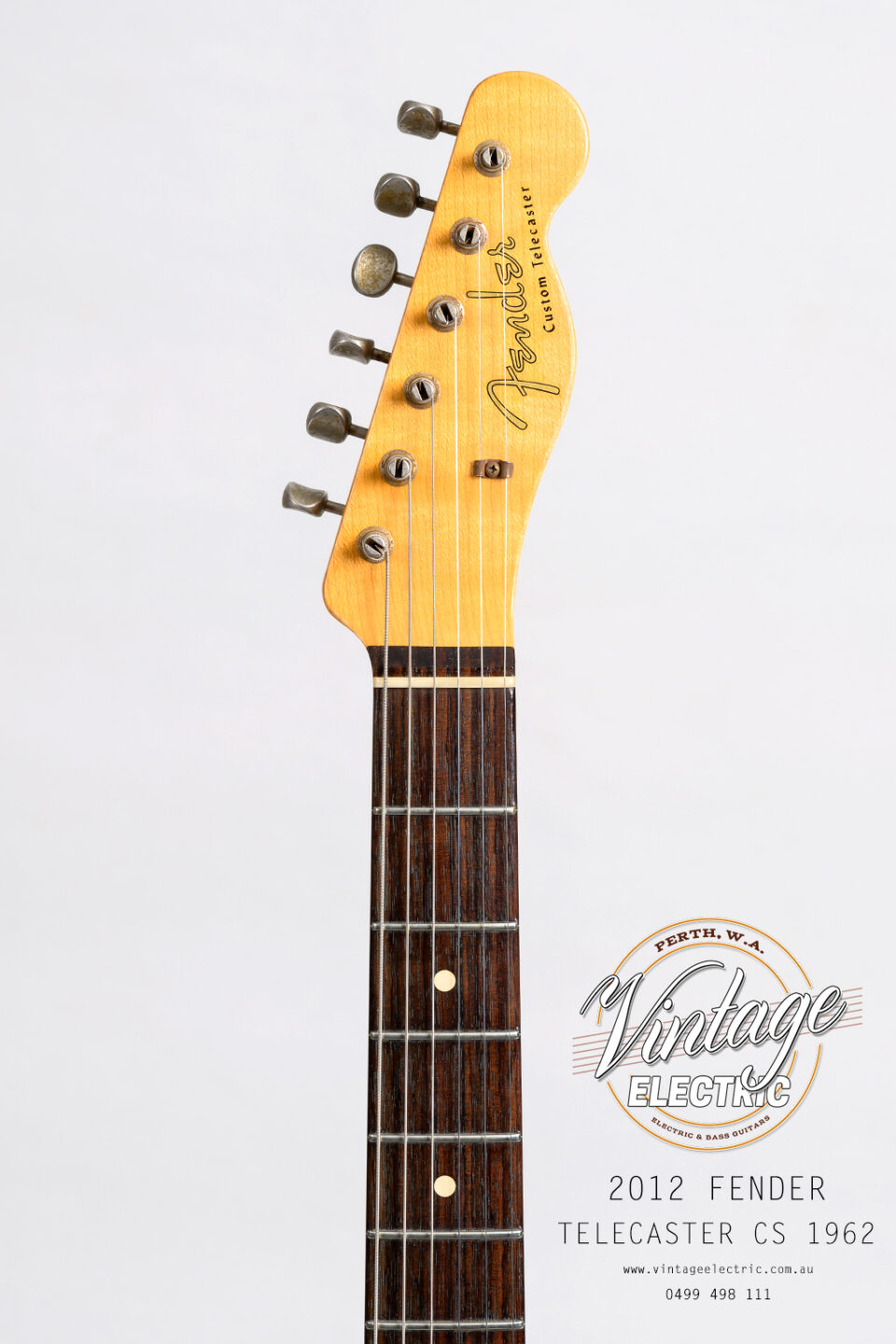 2012 Fender Telecaster CS 1962 Headstock