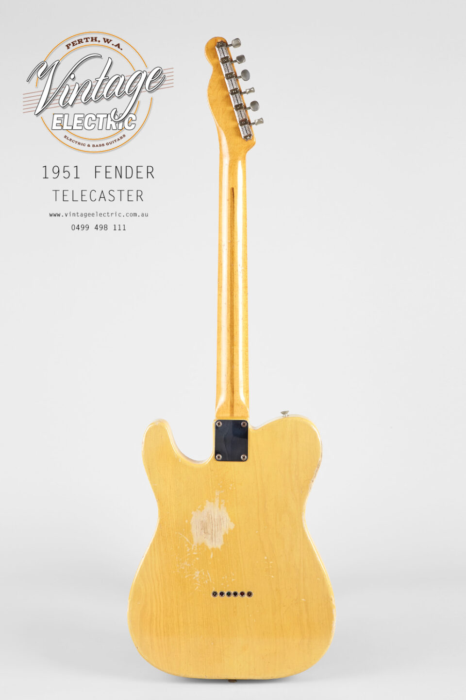1951 Vintage Fender Telecaster Back