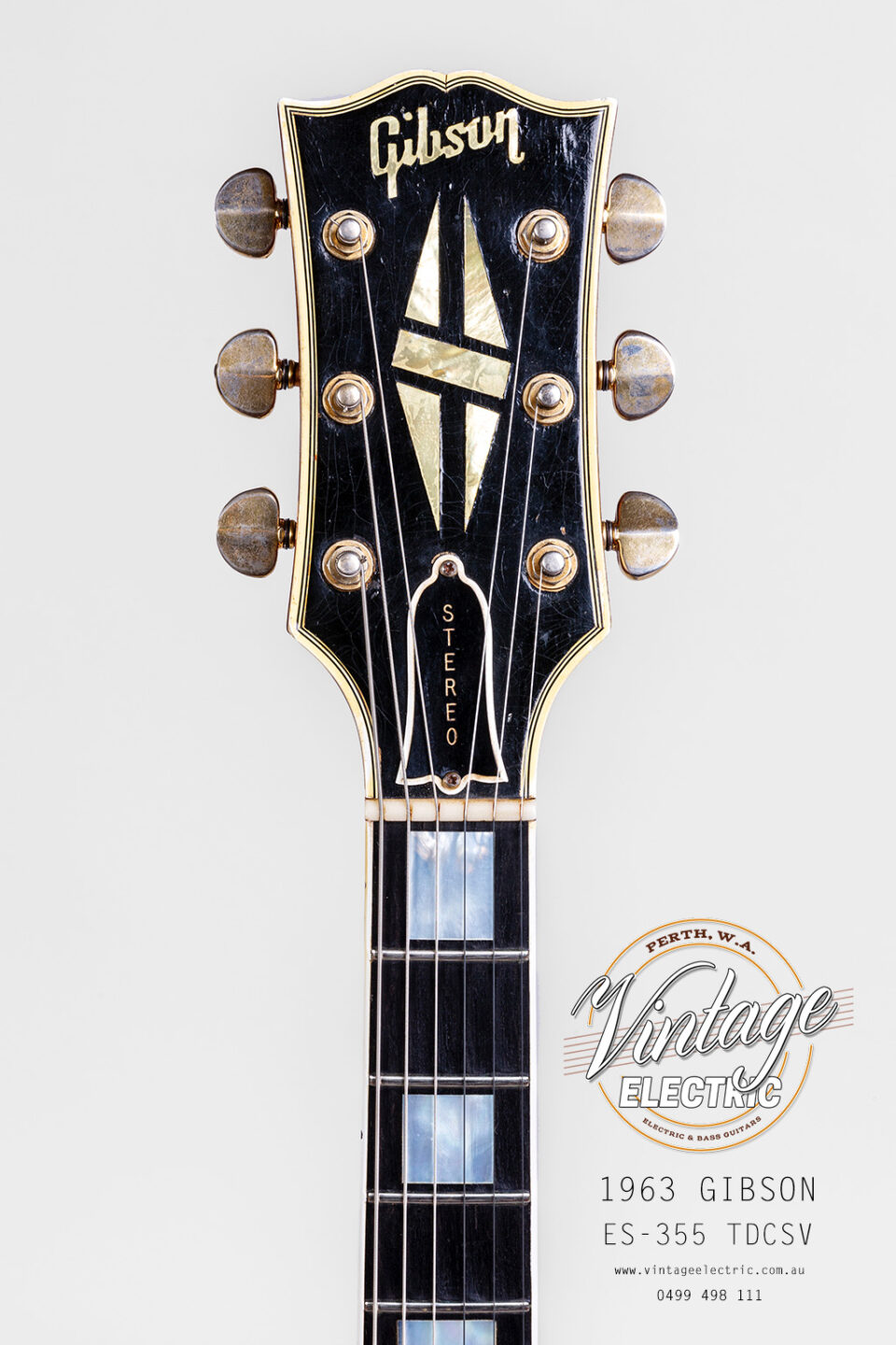 1963 Gibson ES-355 Headstock