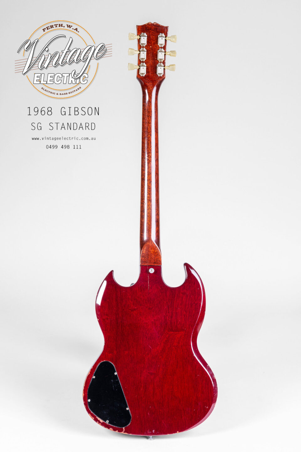 1968 Gibson SG Standard Back of Guitar