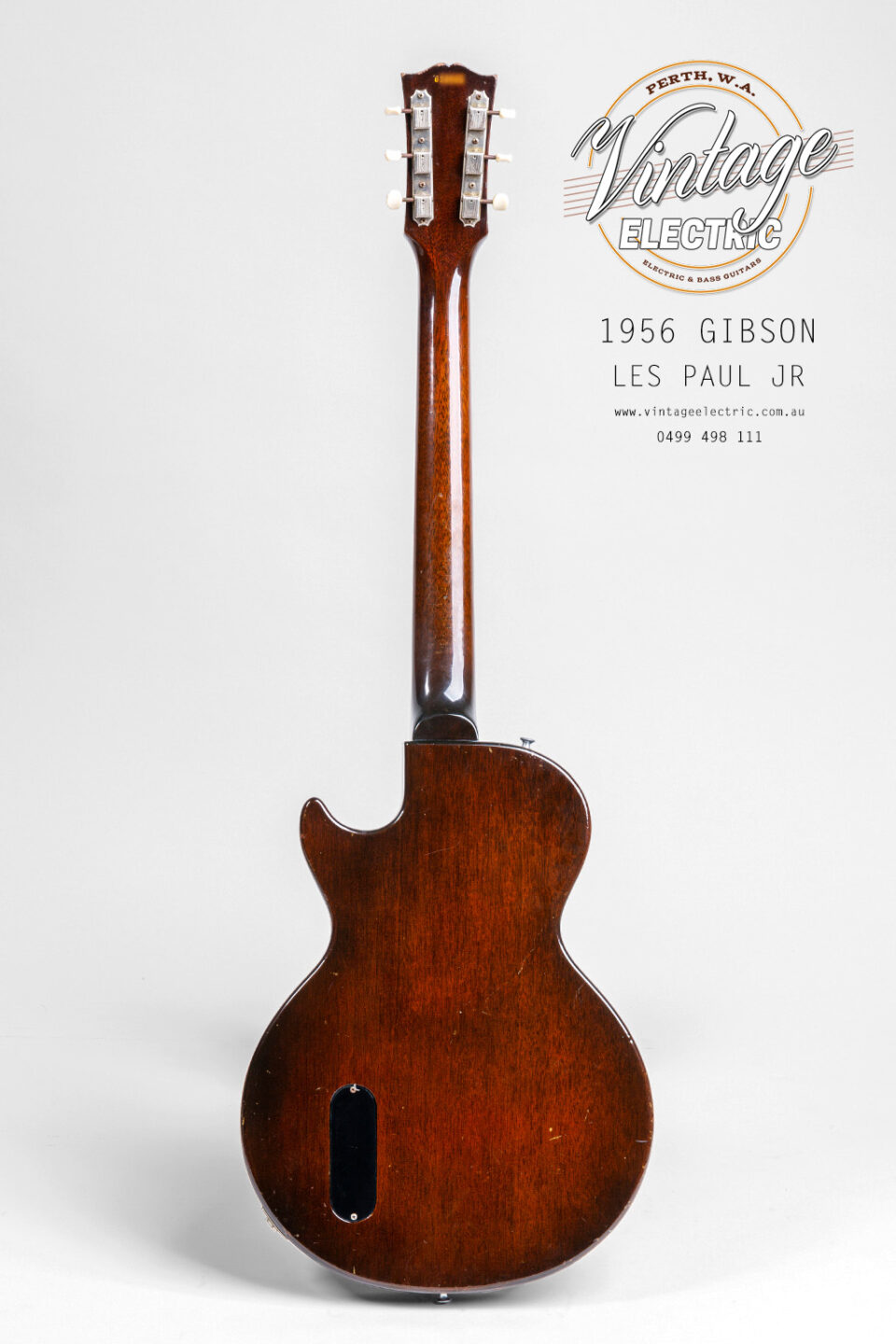 1956 Gibson Les Paul Back of Guitar