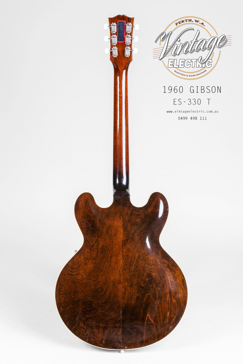 1960 Gibson ES-330 Back of Guitar