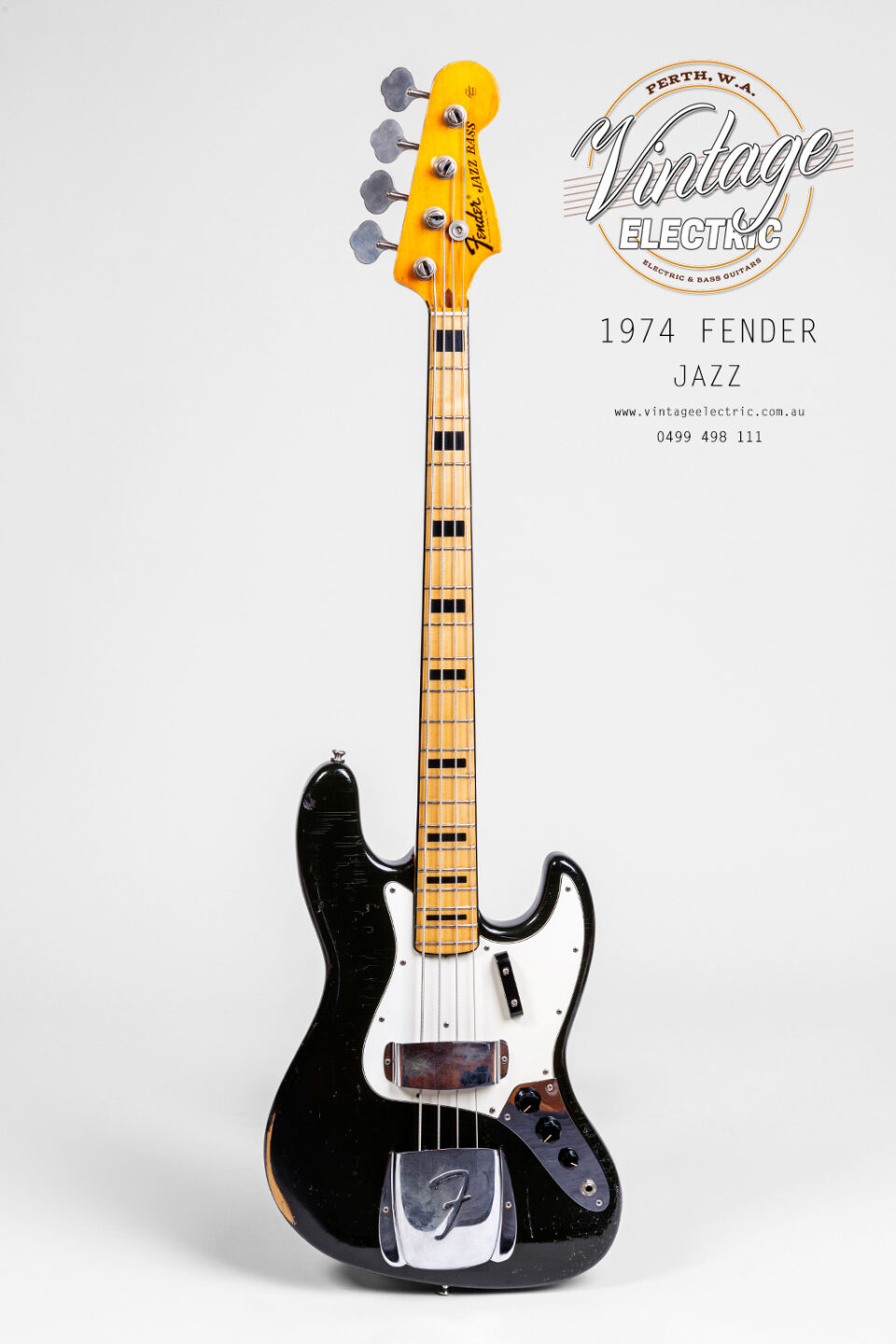 1974 Fender Jazz Bass Black