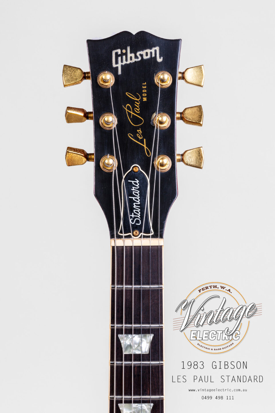 1983 Gibson Les Paul Standard Headstock
