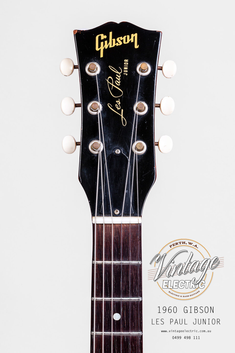 1960 Gibson Les Paul Jr Headstock