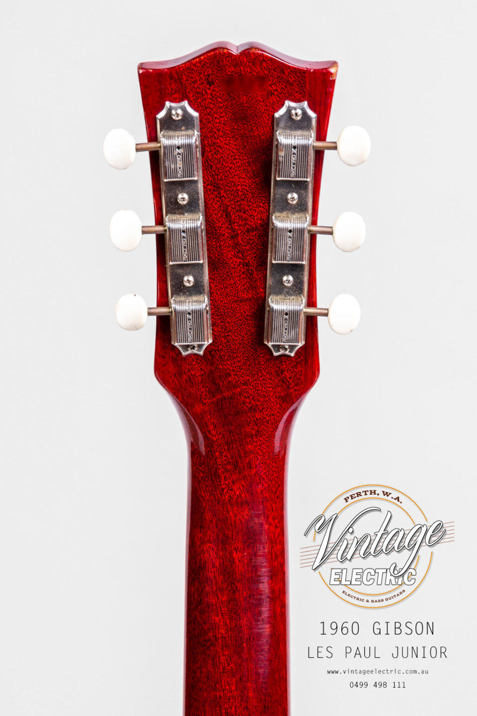 1960 Gibson Les Paul Junior Back of Headstock