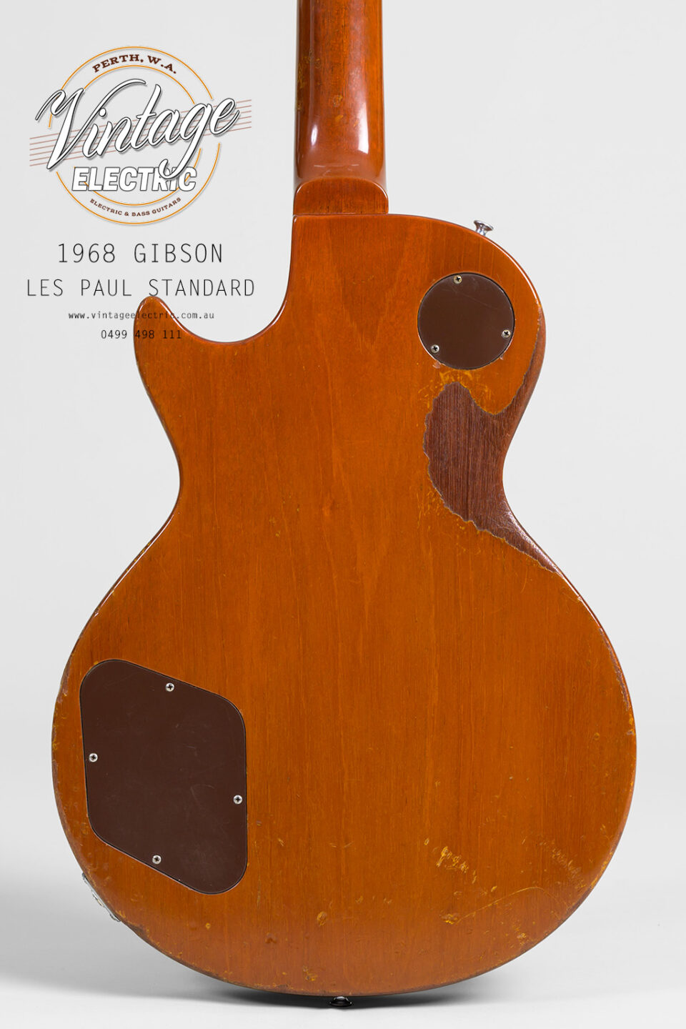 1968 Gibson Les Paul Back of Body