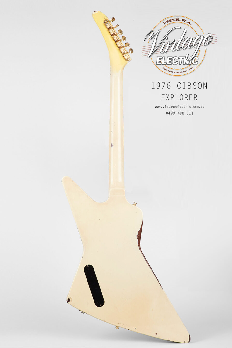 1976 Gibson Explorer Back of Guitar