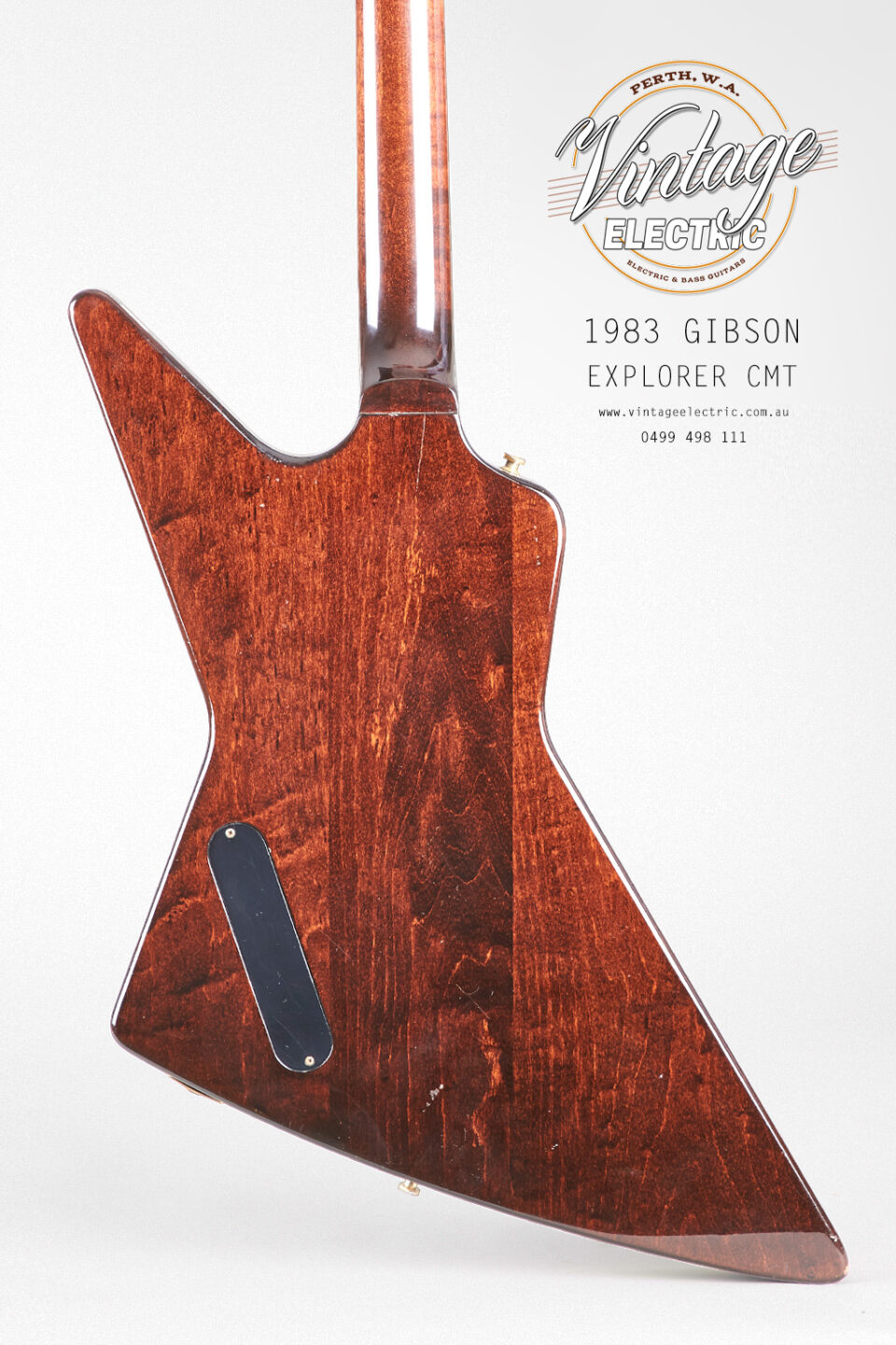 1983 Gibson Explorer Rear Body of Guitar