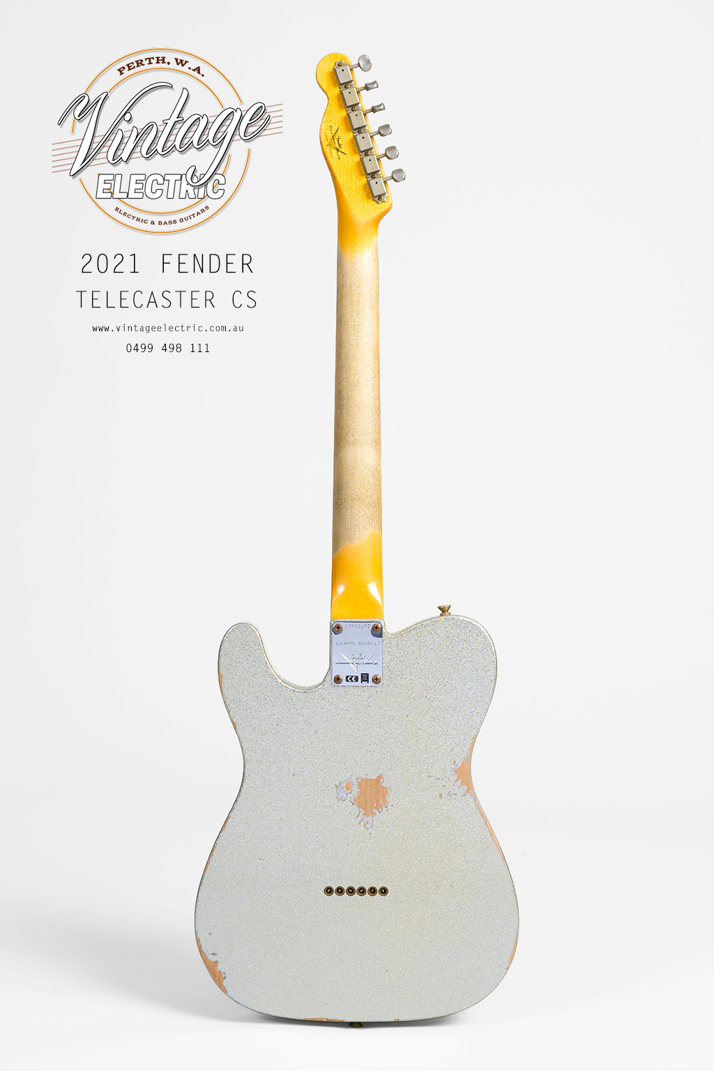 Telecaster Back 2021 Fender Telecaster Custom Shop Guitar | Vintage Electric